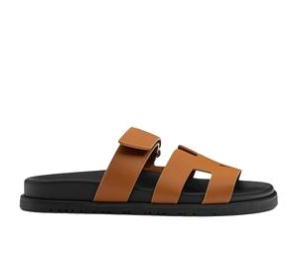 Buy Hermes Chypre Sandal In Calfskin With Anatomical Rubber Sole And Adjustable Strap Naturel at Sasom – Authentic and Ready to Ship