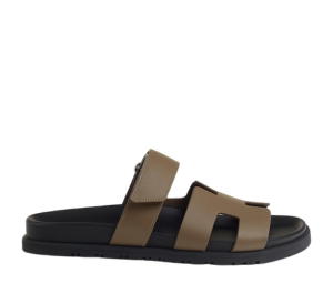 Buy Hermes Chypre Sandal In Epsom Calfskin With Anatomical Rubber Sole And Adjustable Strap Étoupe at Sasom – Authentic and Ready to Ship