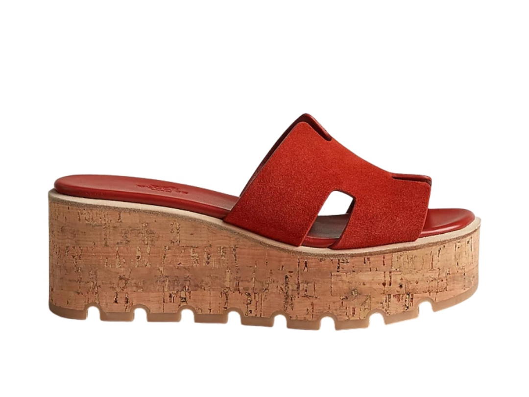 Hermes Hermes Eze 30 Sandal Orange Brulee (W)
