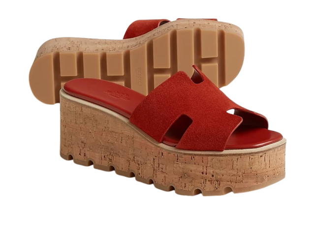 Hermes Hermes Eze 30 Sandal Orange Brulee (W) - view 3