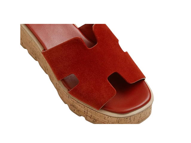 Hermes Hermes Eze 30 Sandal Orange Brulee (W) - view 5