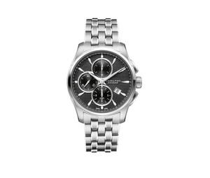 Buy Hamilton Jazzmaster Automatic Chronograph 42 Stainless Steel / Black / Bracelet at Sasom – Authentic and Ready to Ship