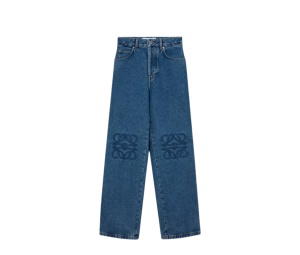Buy Loewe Anagram Baggy Jeans Jeans Blue at Sasom – Authentic and Ready to Ship