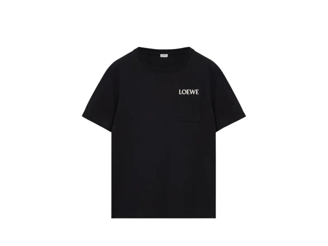 Loewe Loewe Relaxed Fit T-Shirt In Cotton Black