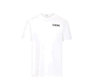 Buy Loewe Relaxed Fit T-Shirt In Cotton White at Sasom – Authentic and Ready to Ship