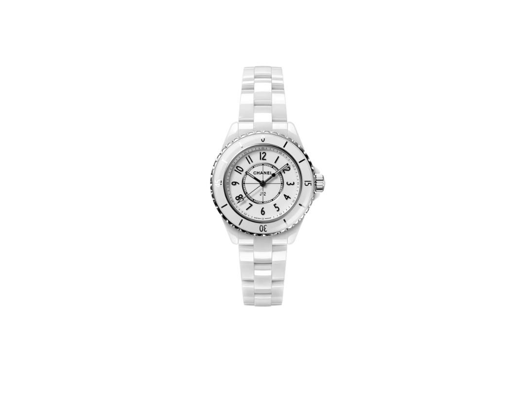 Chanel Chanel J12 Watch 33 mm White Highly Resistant Ceramic And Steel Case