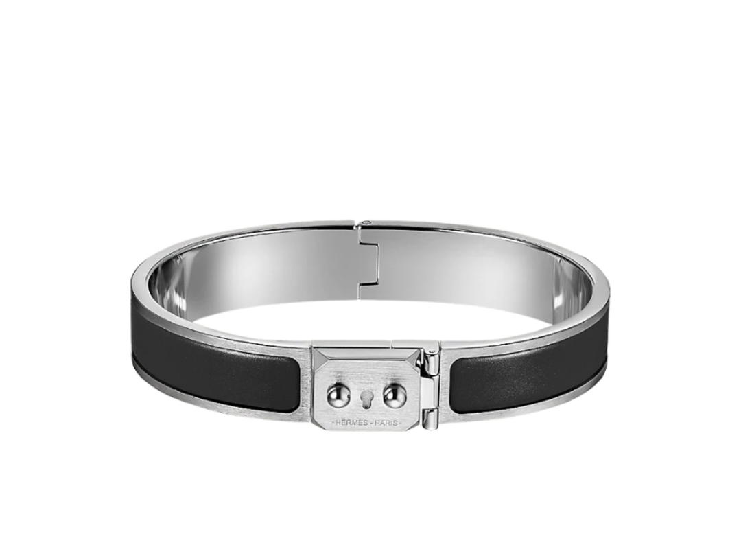 Hermes Hermes Sac a Depeches bracelet Matte Black