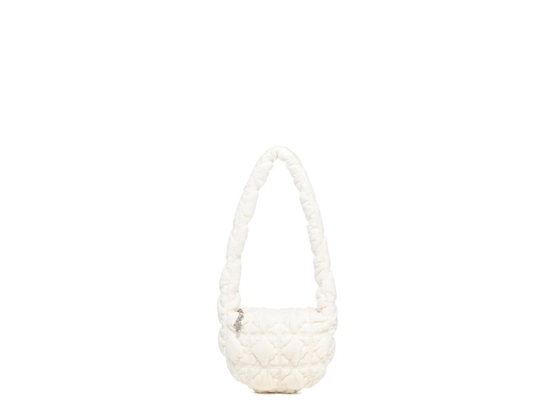 Carlyn Carlyn New Soft Velvet Mini Ivory