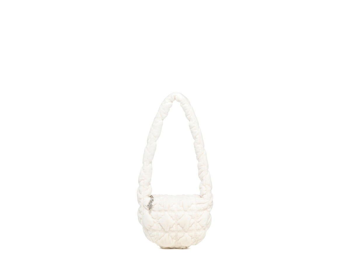 Carlyn Carlyn New Soft Velvet Mini Ivory