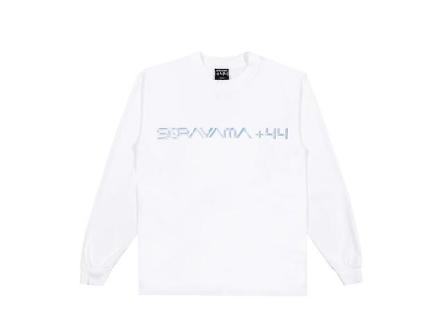 Hajime Sorayama Hajime Sorayama +44 Helmet L/S Tee White (FW23) - view 1