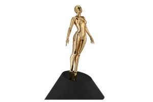 Buy Hajime Sorayama Sexy Robot Floating Figure Gold at Sasom – Authentic and Ready to Ship
