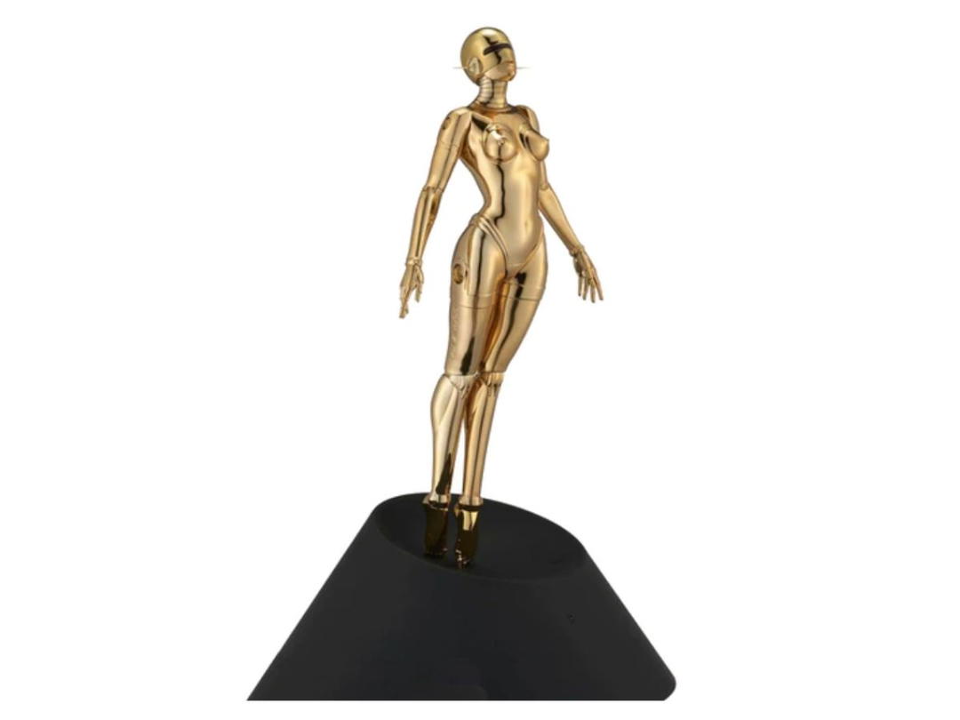 Hajime Sorayama Hajime Sorayama Sexy Robot Floating Figure Gold