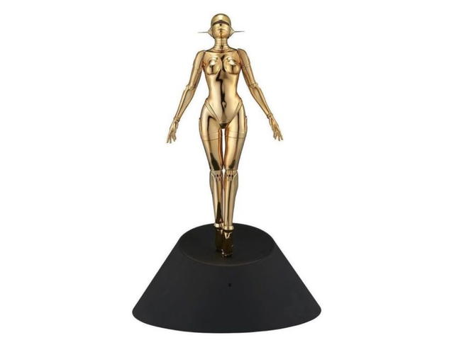 Hajime Sorayama Hajime Sorayama Sexy Robot Floating Figure Gold - view 2