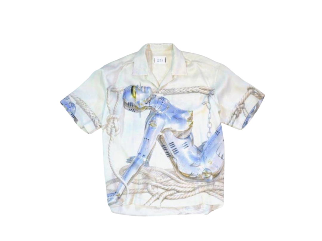 Hajime Sorayama Hajime Sorayama x 2G Tokyo Sexy Robot Silk Satin Shirt