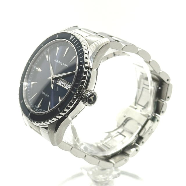 Hamilton Hamilton H375510 Jazz master Quartz Day-Date Wristwatch SS Silver - view 2