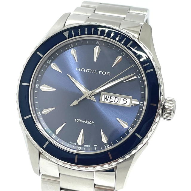 Hamilton Hamilton H375510 Jazz master Quartz Day-Date Wristwatch SS Silver - view 4