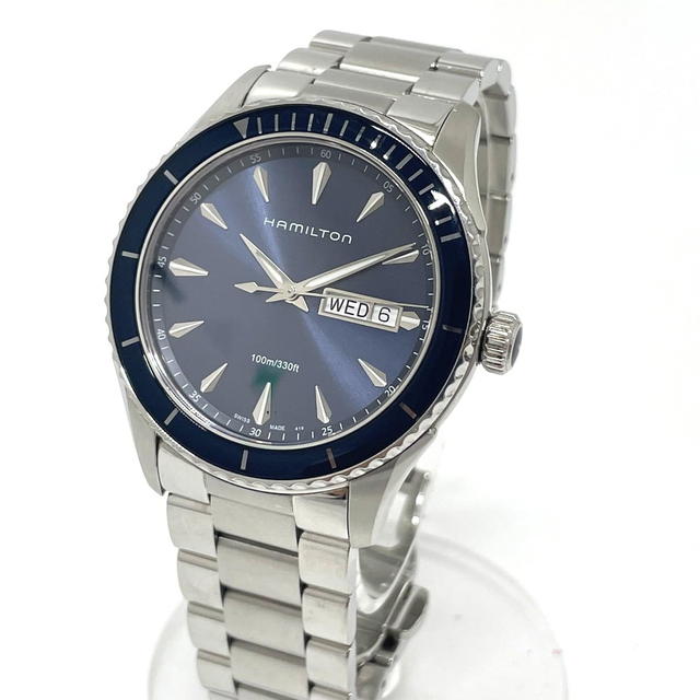 Hamilton Hamilton H375510 Jazz master Quartz Day-Date Wristwatch SS Silver - view 5