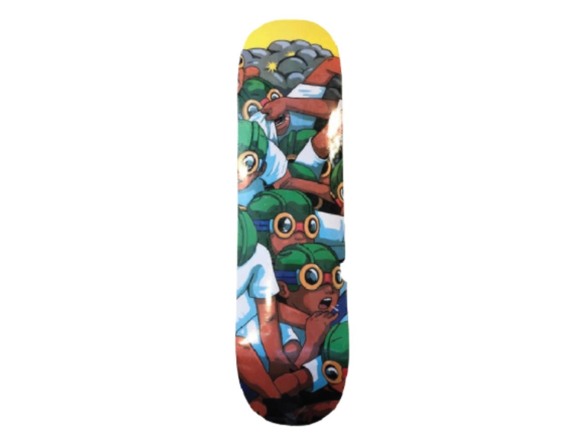 Hebru Brantley Hebru Brantley x ComplexCon Flyboy Skateboard Deck Yellow