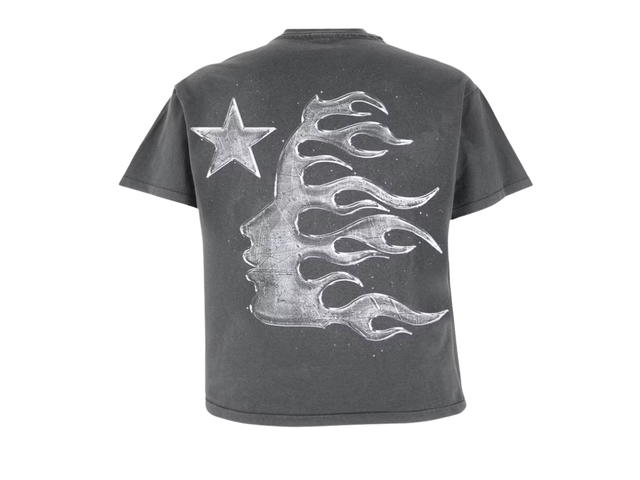 Hellstar Hellstar Chrome Logo T-Shirt Black - view 2