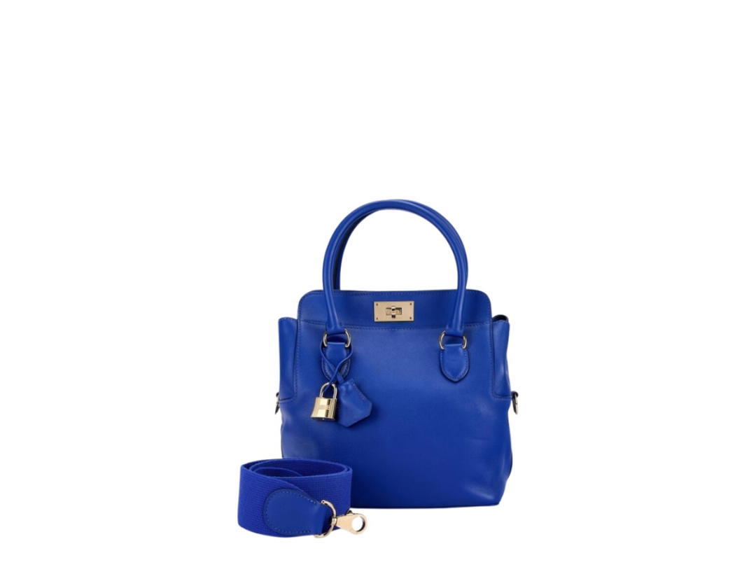 Hermes Hermes Toolbox 20 Bleu Electrique