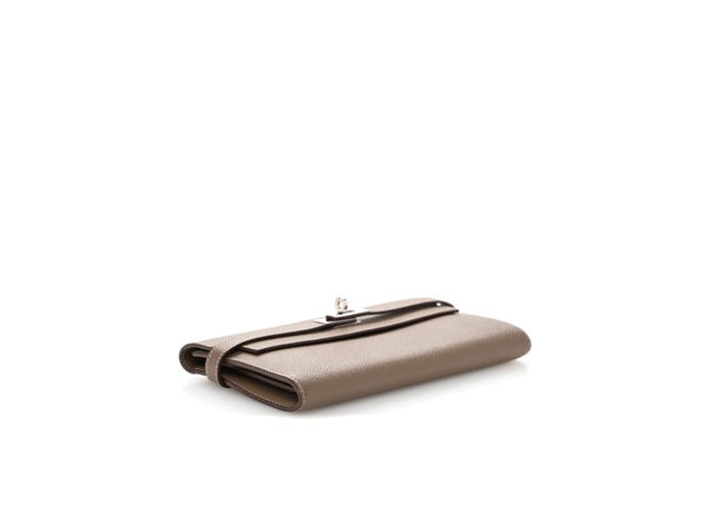 Hermes Hermes Kelly Longue Wallet Epsom Etoupe - view 3
