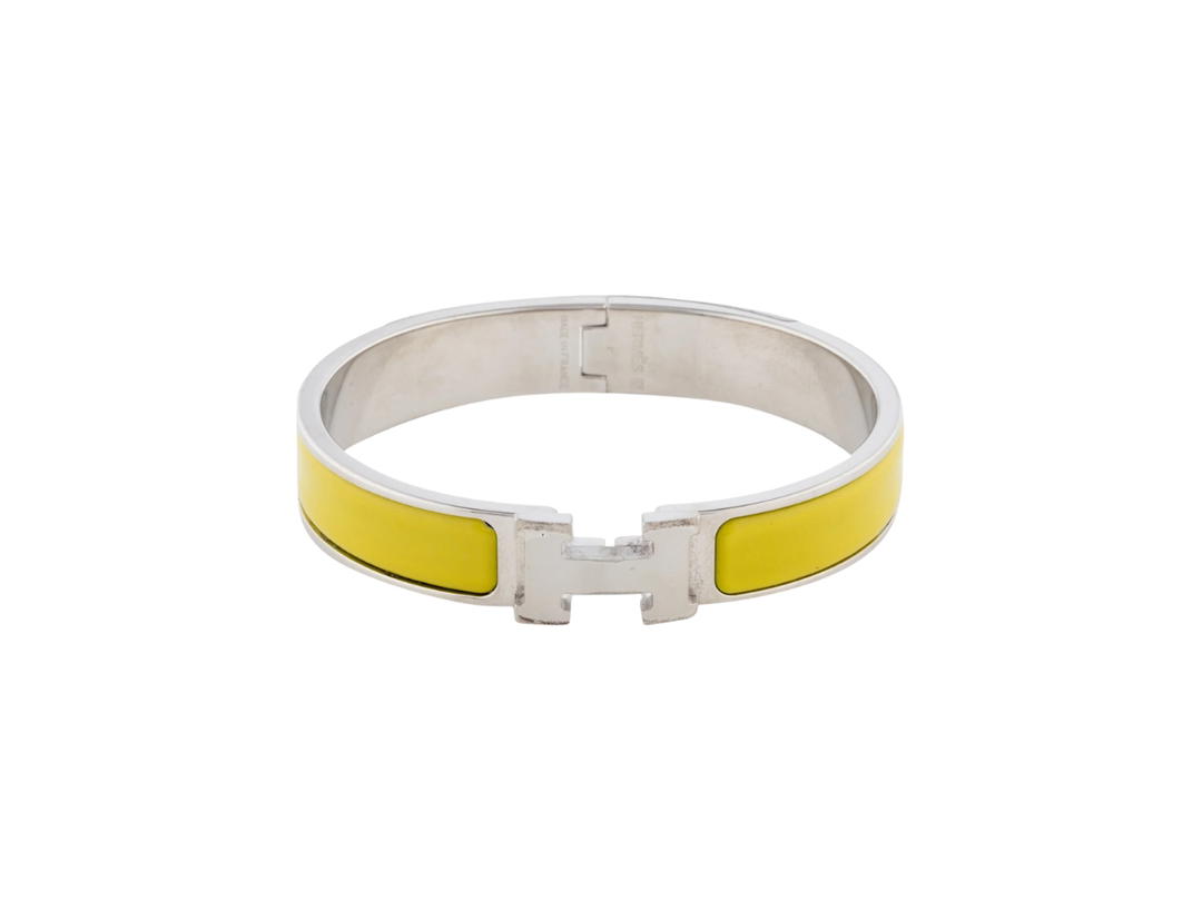 Hermes Hermes Clic H Bracelet Yellow