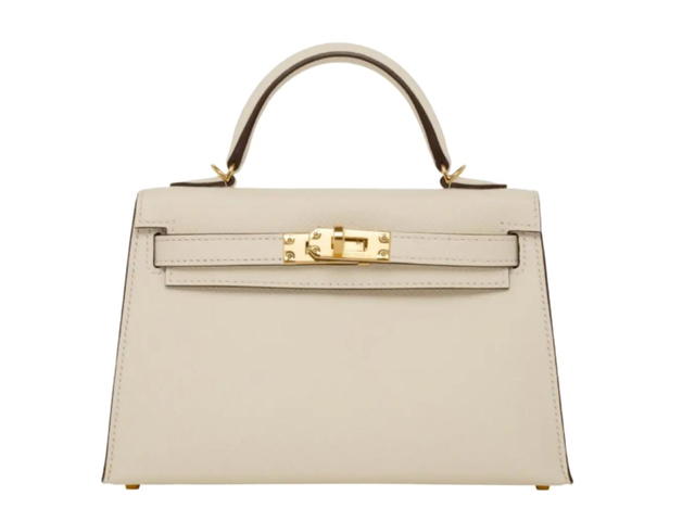 Hermes Hermès Mini Kelly II Nata Epsom Leather Gold Hardware - view 1