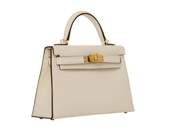 Hermes Hermès Mini Kelly II Nata Epsom Leather Gold Hardware - view 2