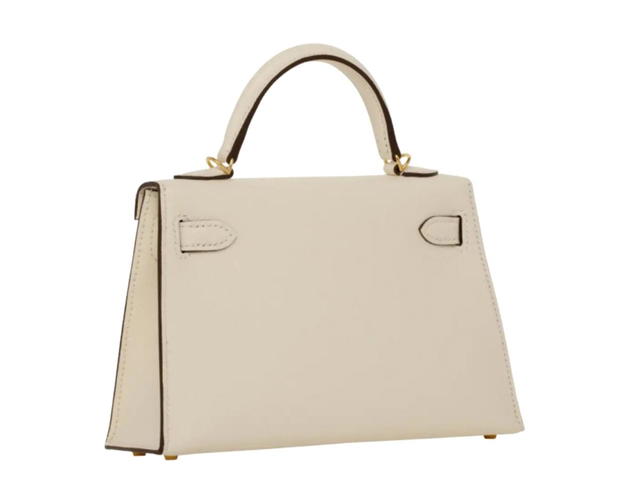 Hermes Hermès Mini Kelly II Nata Epsom Leather Gold Hardware - view 3