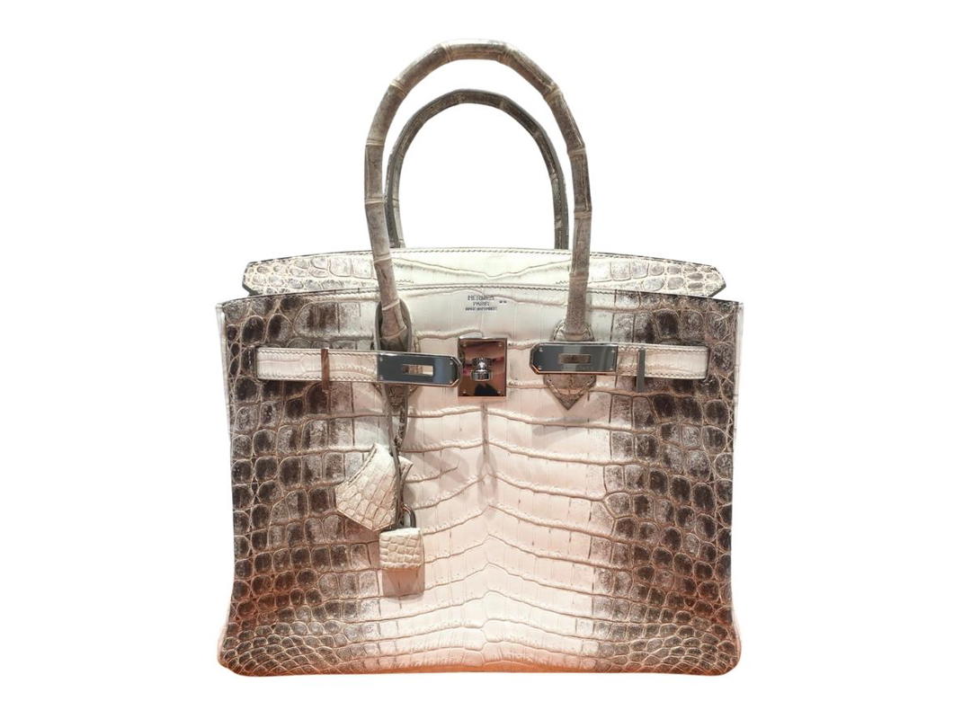 Hermes Hermès Birkin Bag 30 Blanc Himalayan Niloticus Crocodile
