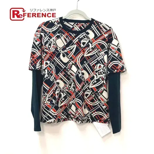 Buy HERMES 2023 En Desordre et Chaines All-over pattern long sleeve T-shirt Unused at Sasom – Authentic and Ready to Ship
