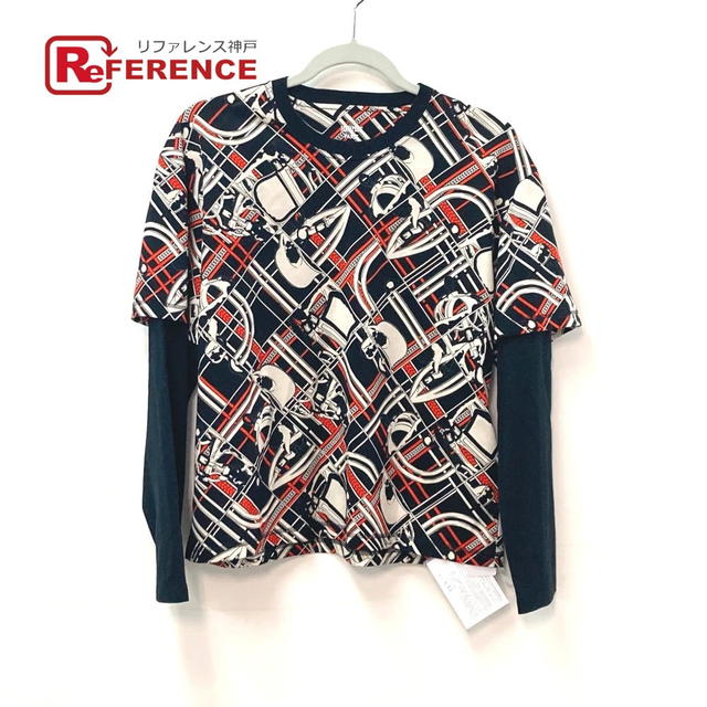 Hermes HERMES 2023 En Desordre et Chaines All-over pattern long sleeve T-shirt Unused - view 1
