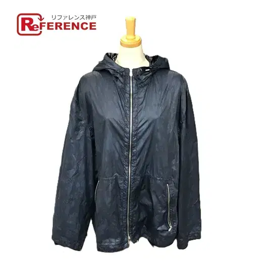 Buy HERMES 2025 model Zip-up hooded jacket Jacket polyester Navy/Silver at Sasom – Authentic and Ready to Ship