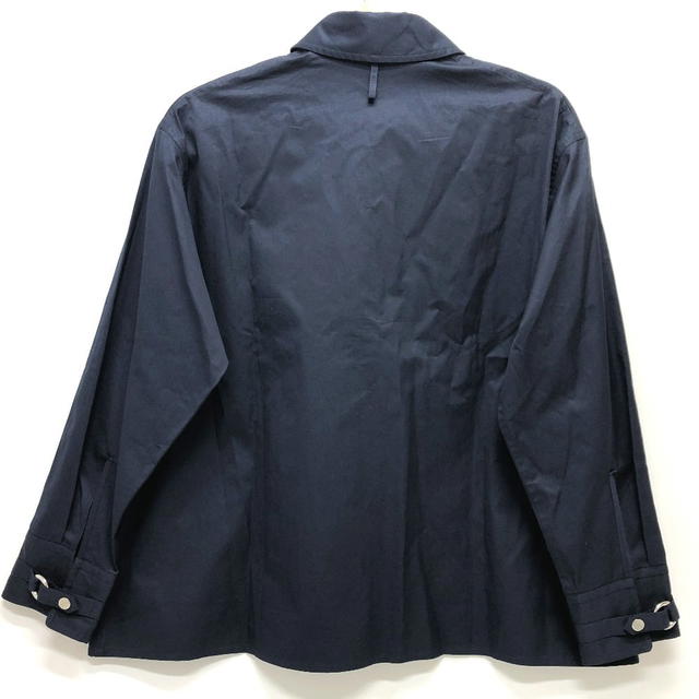 Hermes HERMES 23SS Serie Button Zip up Cut Long sleeve shirt cotton Navy - view 3