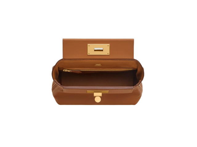 Hermes Hermes Mini 24/24 Bag In Evercolor With Swift Gold Hardware Gold - view 3