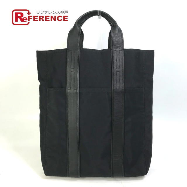 Hermes HERMES Acapulco Cabas MM Hand Bag Tote Bag Nylon Black - view 1