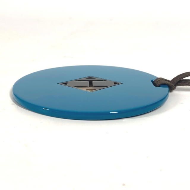 Hermes HERMES Accessories Buffalo horn H logo Necklace lacquer blue - view 5