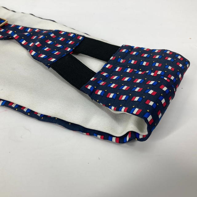 Hermes HERMES Accessories Cummer band  belt silk blue - view 5
