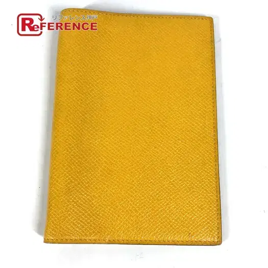 Buy HERMES AgendaPM System notebook stationery Notebook cover Leather yellow at Sasom – Authentic and Ready to Ship