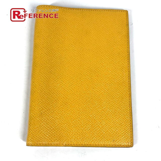 Hermes HERMES AgendaPM System notebook stationery Notebook cover Leather yellow - view 1