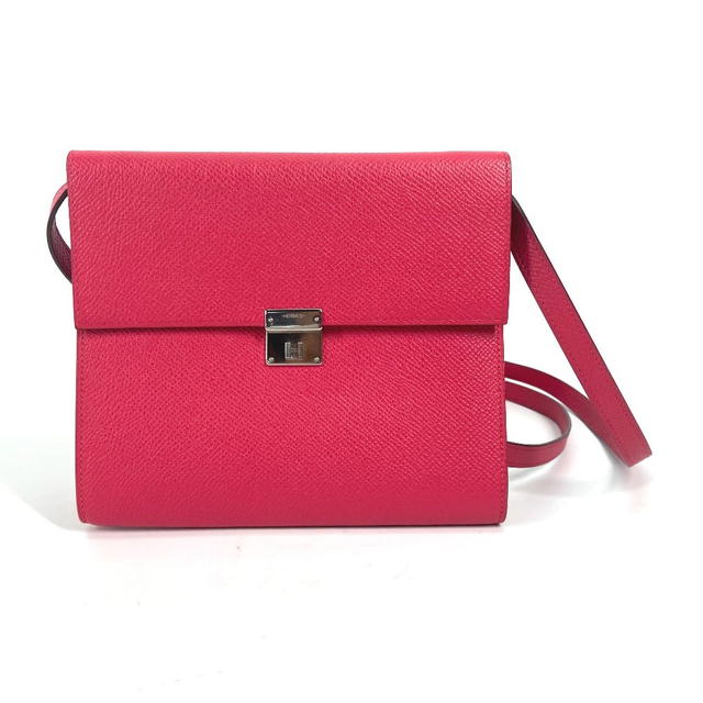 Hermes HERMES Bag Pochette Click 16 Crossbody Shoulder Bag Epsom pink - view 2