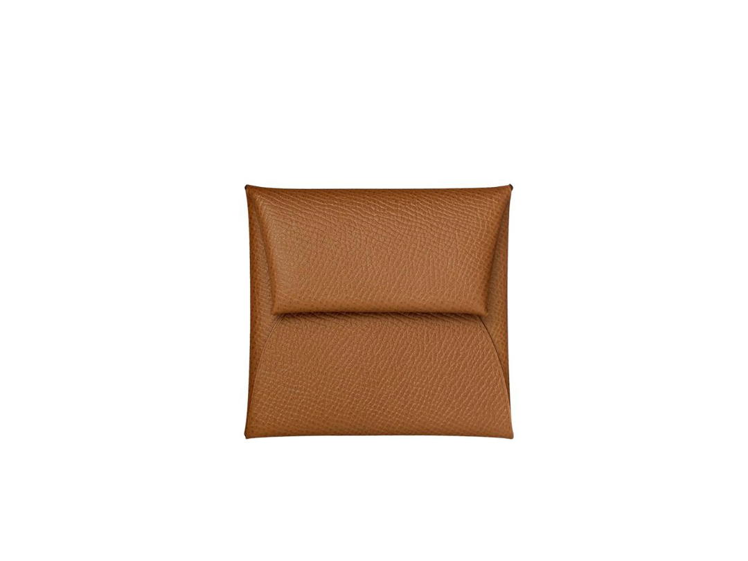 Hermes Hermes Bastia Change Purse In Epsom Calfskin Gold Palladium-Plated