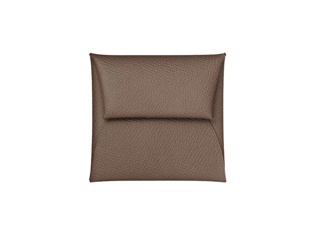 Hermes Hermes Bastia Change Purse Epsom Leather Etoupe - view 1
