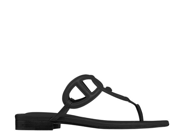 Hermes Hermes Beach Sandal In Nappa Leather With Oversized Chaine d' Ancre Motif Noir - view 1