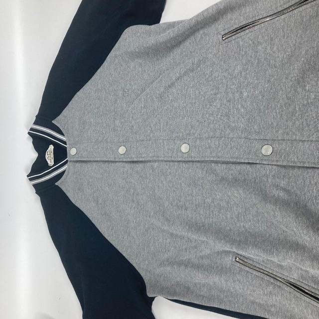 Hermes HERMES Bicolor Serie Logo Teddy Blouson Stadium Jumper Long Sleeve Jacket - view 4