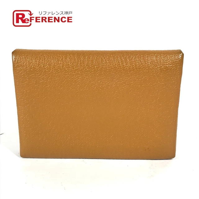 Hermes HERMES Bifold Bicolor Calvi Duo Verso Card Case Wallet Card Holder coin purse - view 1