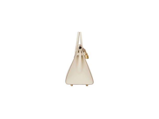 Hermes Hermes Birkin 25 Bag In Sellier Epsom With Gold-Plated Craie - view 3