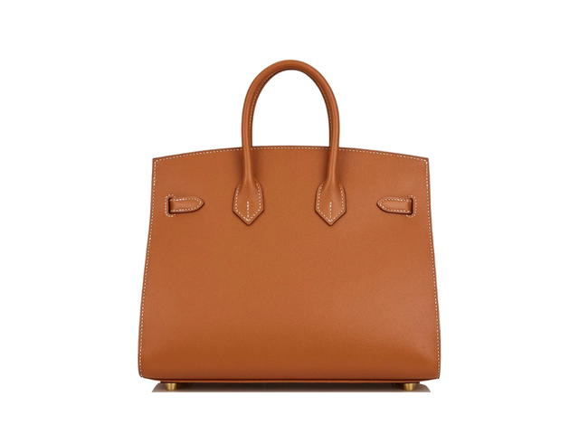 Hermes Hermes Birkin 25 In Selier Epsom Calfskin Leather With Gold Hardware Gold - view 2