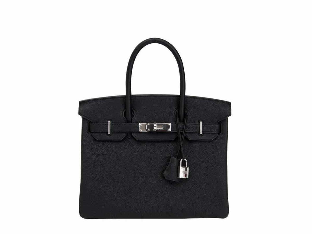 Hermes Hermes Birkin 30 Black Togo PHW