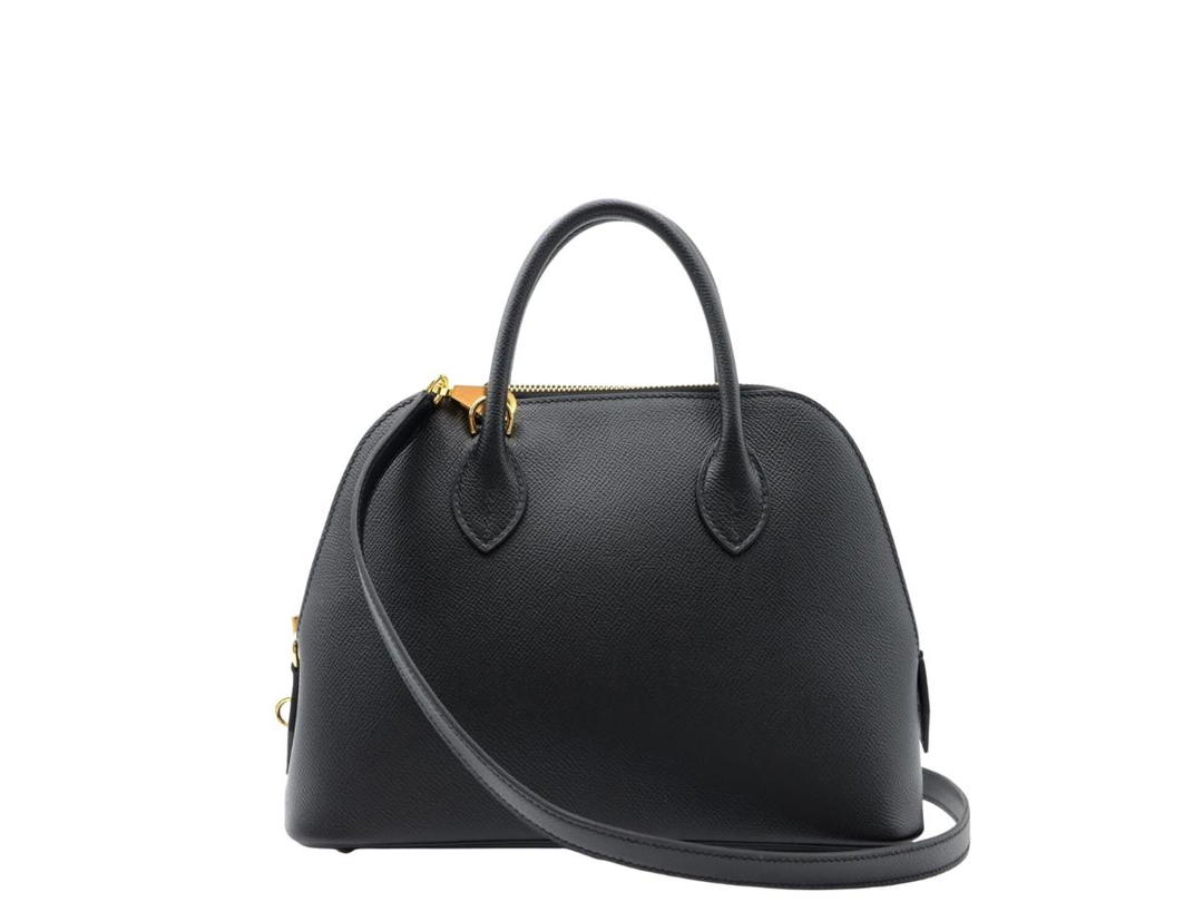Hermes Hermes Bolide 25 In Epsom Leather With Gold-Plated Noir